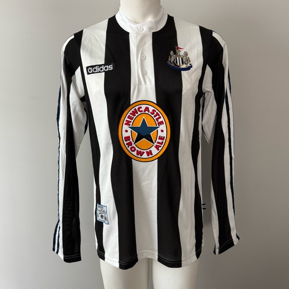 Other - Alan Shearer Newcastle United New Men’s Retro Home Long Sleeve Soccer Jersey